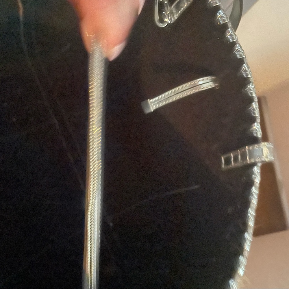 Tory Burch Large grey/silver purse